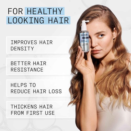 Nioxin Ultimate Power Serum, Intensive Daily Leave-In Hair Treatment with Caffeine + Night Density Rescue, Overnight Antioxidant Leave-in Serum, Night and Day Hair and Scalp Treatment Bundle