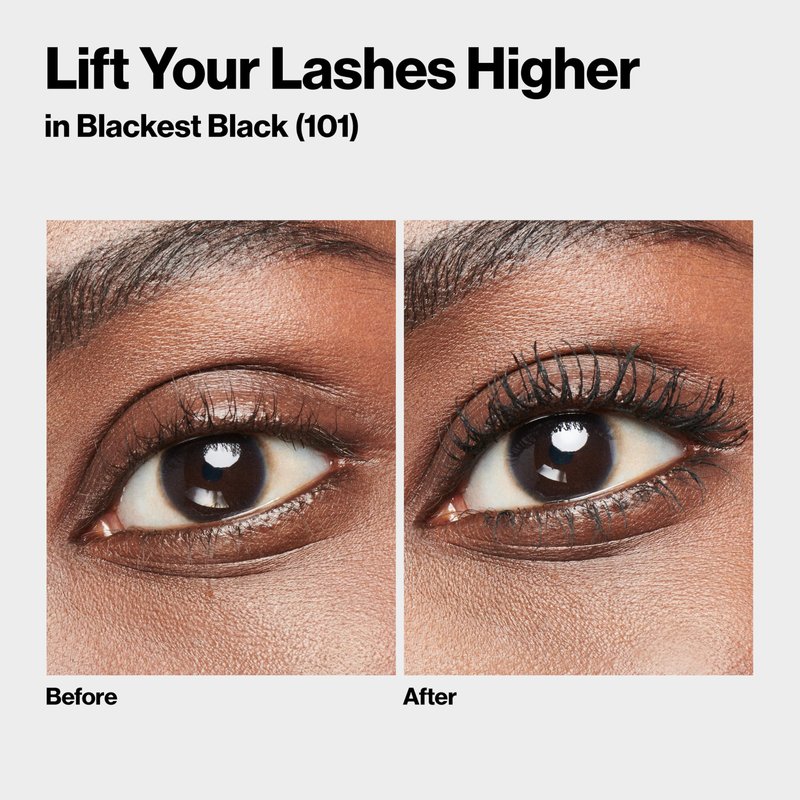 Revlon So Fierce Eyes Wide Open Mascara with Push-up Brush, For Volumizing & High Lifting Eyelashes, Smudge-proof, Flake Resistant, 102 Black, 0.24 fl oz