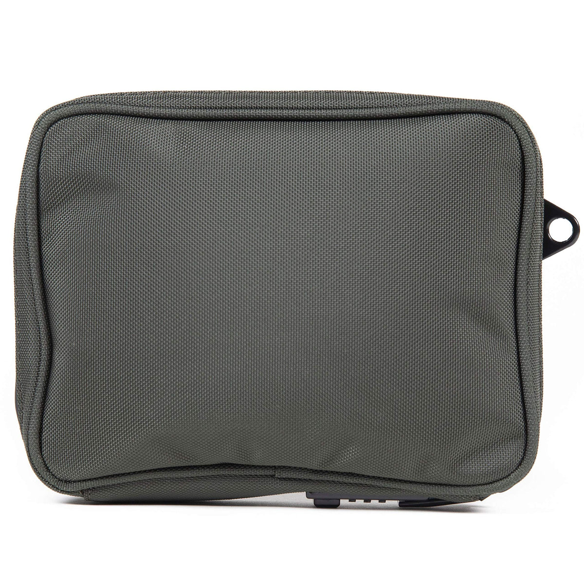 DIME BAGS Lockable Odor Sealing Padded Pouch, Carbon Lined for Scent Protection, Durable Water-Resistant Case with 3-Digit Combo Lock & Hidden Storage Pocket, Changeable Patch (7 Inch, Green)