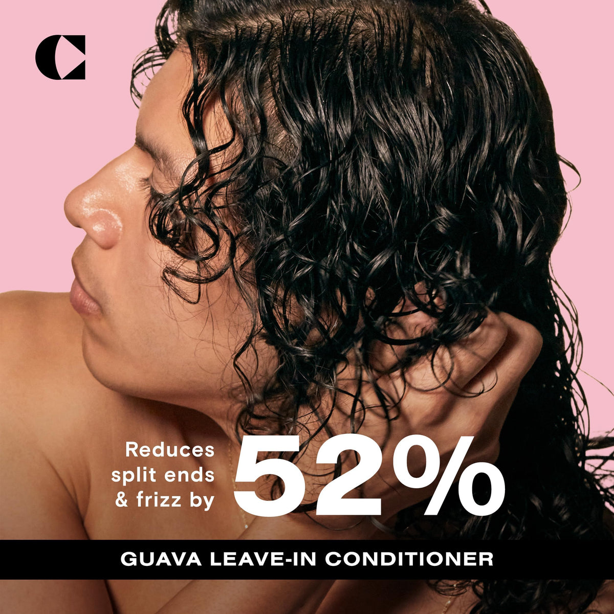 Ceremonia Guava Leave-In Conditioner | Deep Hydration Repair Cream for Damaged & Frizzy Hair | Boosts Shine, Reduce Frizz with Avocado Oil, 13.18 fl oz