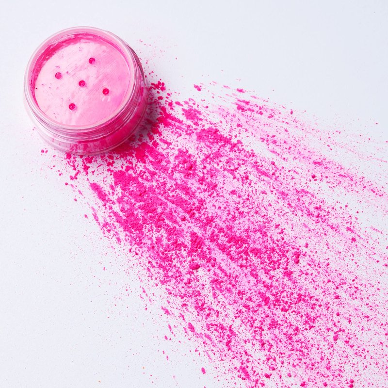 Moon Glow - Blacklight Neon UV Pigment Shaker 0.1oz Set of 8 – Glows brightly under Blacklights/UV Lighting! Use on the face/body, as loose eye shadow and for nail art