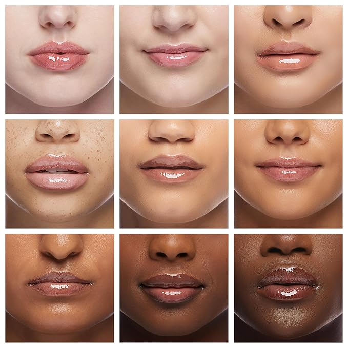 KISSIO Lip Plumper,Natural Lip Plumper for Day Use,Plumping Gloss Make Lips Fuller and Moisturizing 5.5ml,Lips Mask,Hydrating & Reduce Fine Lines,Beautiful Fuller