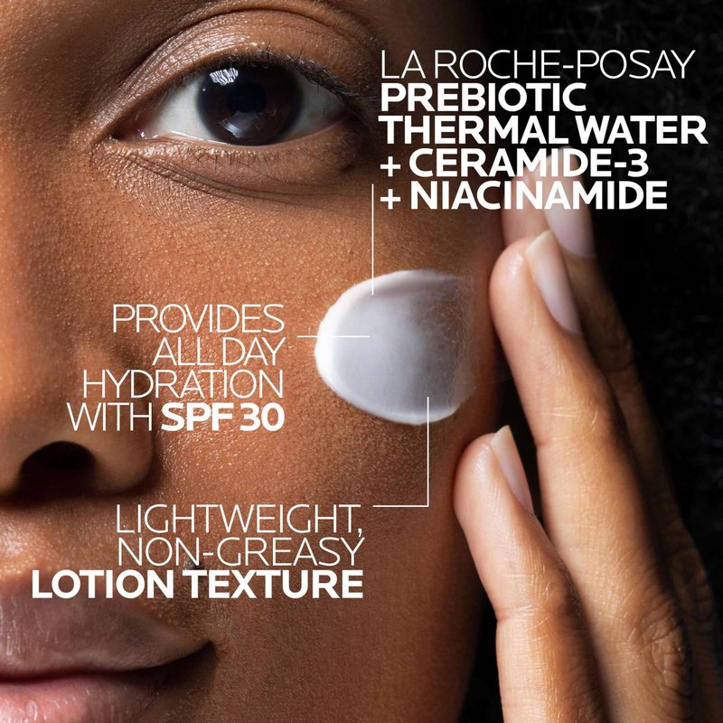 La Roche-Posay Toleriane Double Repair UV SPF Moisturizer for Face, Daily Facial Moisturizer with Sunscreen SPF 30, Niacinamide and Glycerin, Oil Free, Moisturizing Sun Protection