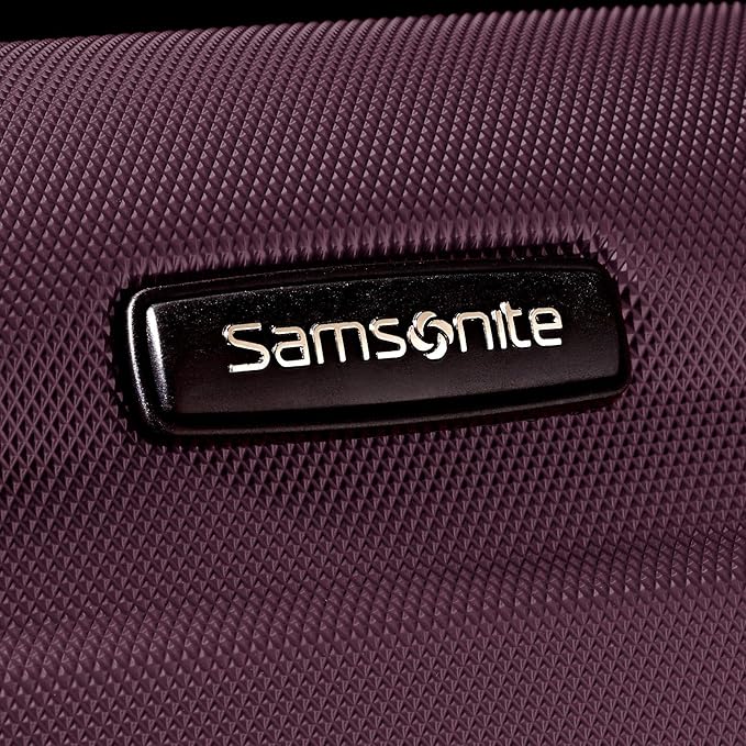 Samsonite Omni PC Hardside Expandable Luggage with Spinner Wheels, Purple, Carry-On 20-Inch
