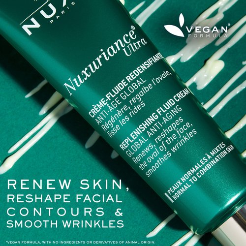 Nuxe Nuxuriance Ultra Fluid Cream Anti-Aging Moisturizer for Normal and Combination Skin With Bi-Floral Cells, 1.6 Fl Oz