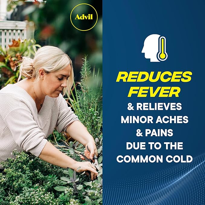 Advil Liqui-Gels minis Pain Reliever and Fever Reducer, Pain Medicine for Adults with Ibuprofen 200mg for Pain Relief - 200 Liquid Filled Capsules