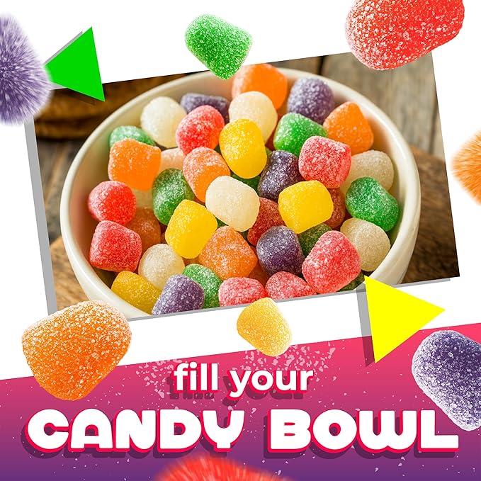 Spice Drops Candy | 3 Lb Bag | Assorted Spiced Gum Drops in Bulk | Jelly Candies in Clove, Wintergreen, Anise, Cinnamon, Peppermint, and Spearmint Flavors