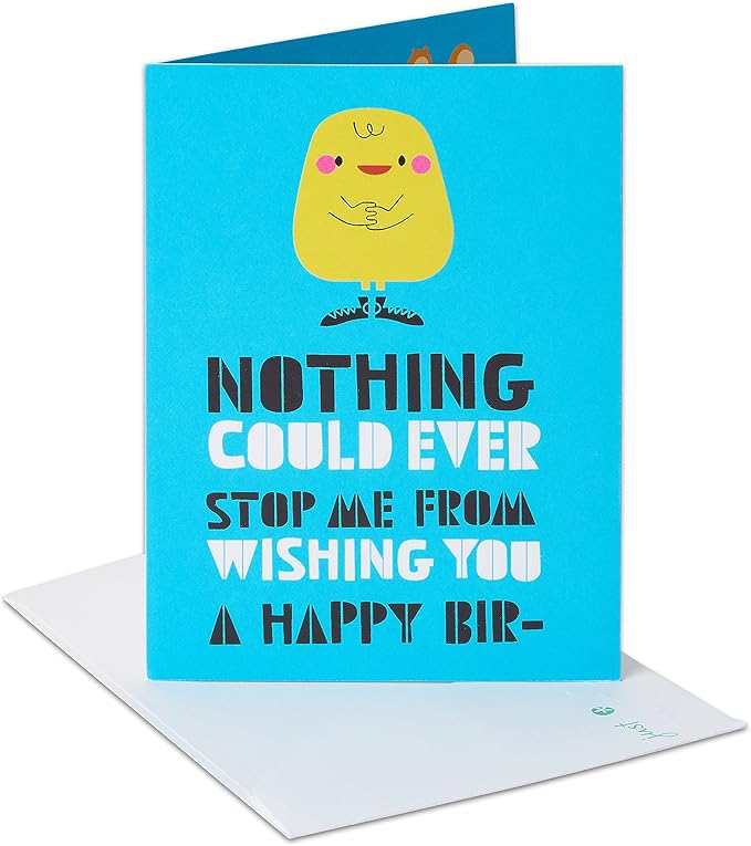 American Greetings Funny Birthday Card (Distracted Squirrel)