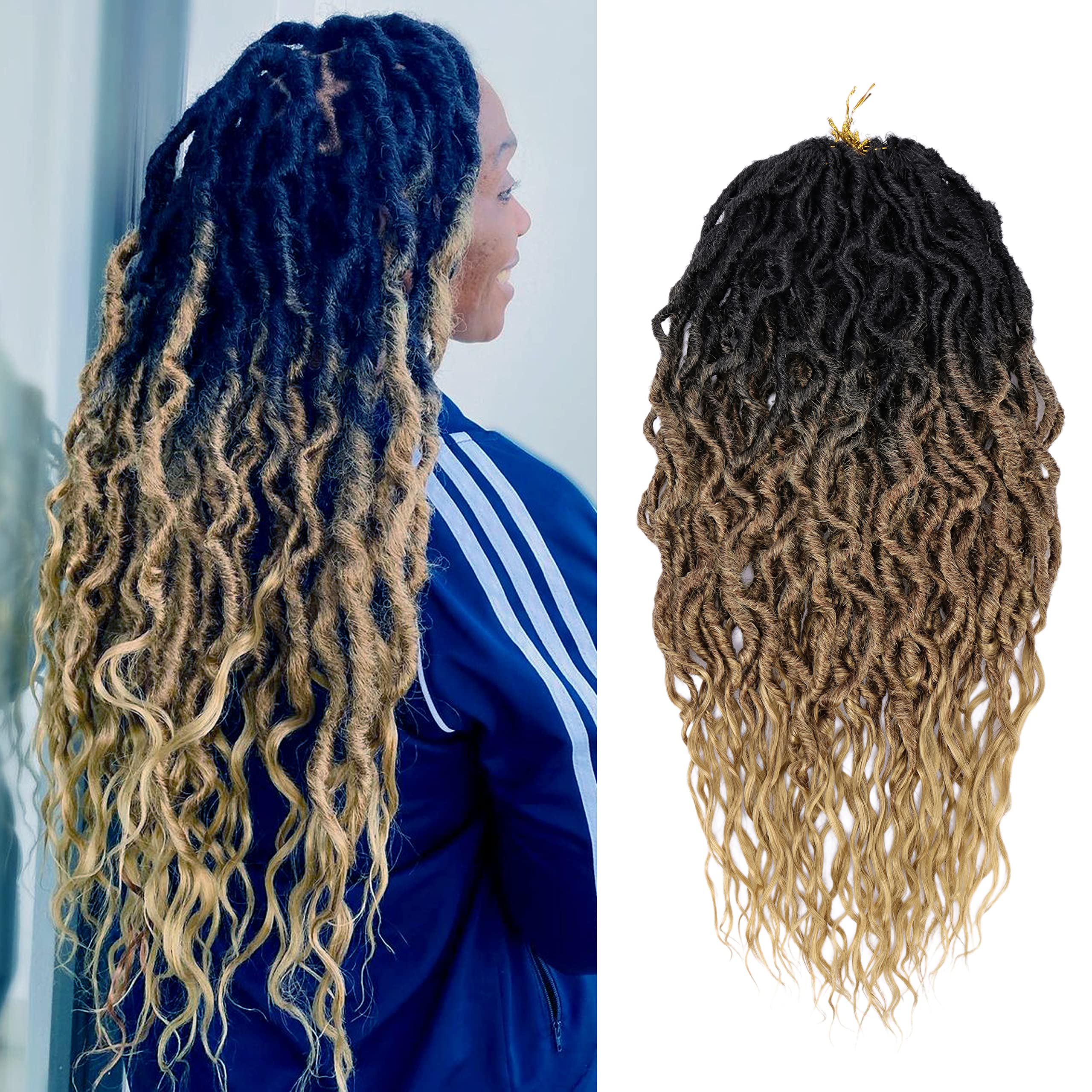 Goddess Locs Crochet Hair for Black Women Faux Locs Crochet Braids