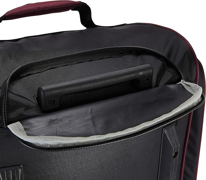 Travelers Club Xpedition 30 Inch Multi-Pocket Upright Rolling Duffel Bag