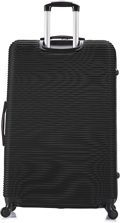 InUSA ROYAL Hardside Spinner Luggage with Ergonomic Handles | Spacious Travel Suitcase with Four Spinner Wheels and Studs | 32 Inch Extra Large Spinner Luggage | Black