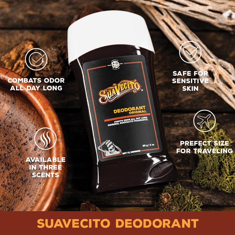Suavecito Hair & Body Essentials Bundle: Original Hold Hair Styling Pomade, Moisturizing Body Soap, Hydrating Shampoo & Nourishing Conditioner