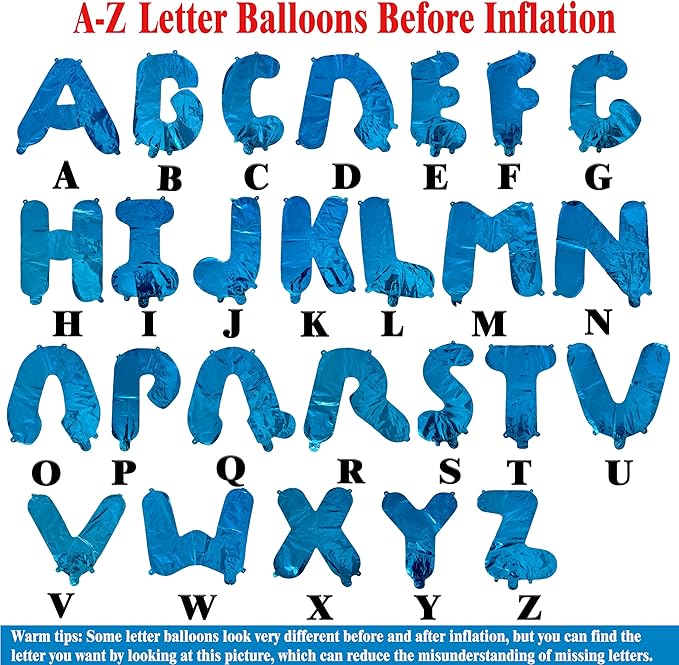 TONIFUL 65 Pcs 16 Inch Gold Happy Birthday Balloons and 2 Sets A-Z Foil Letters Balloons DIY Personalized Phrase Banner for Birthday Celebration Halloween Thanksgiving Christmas Party Decorations