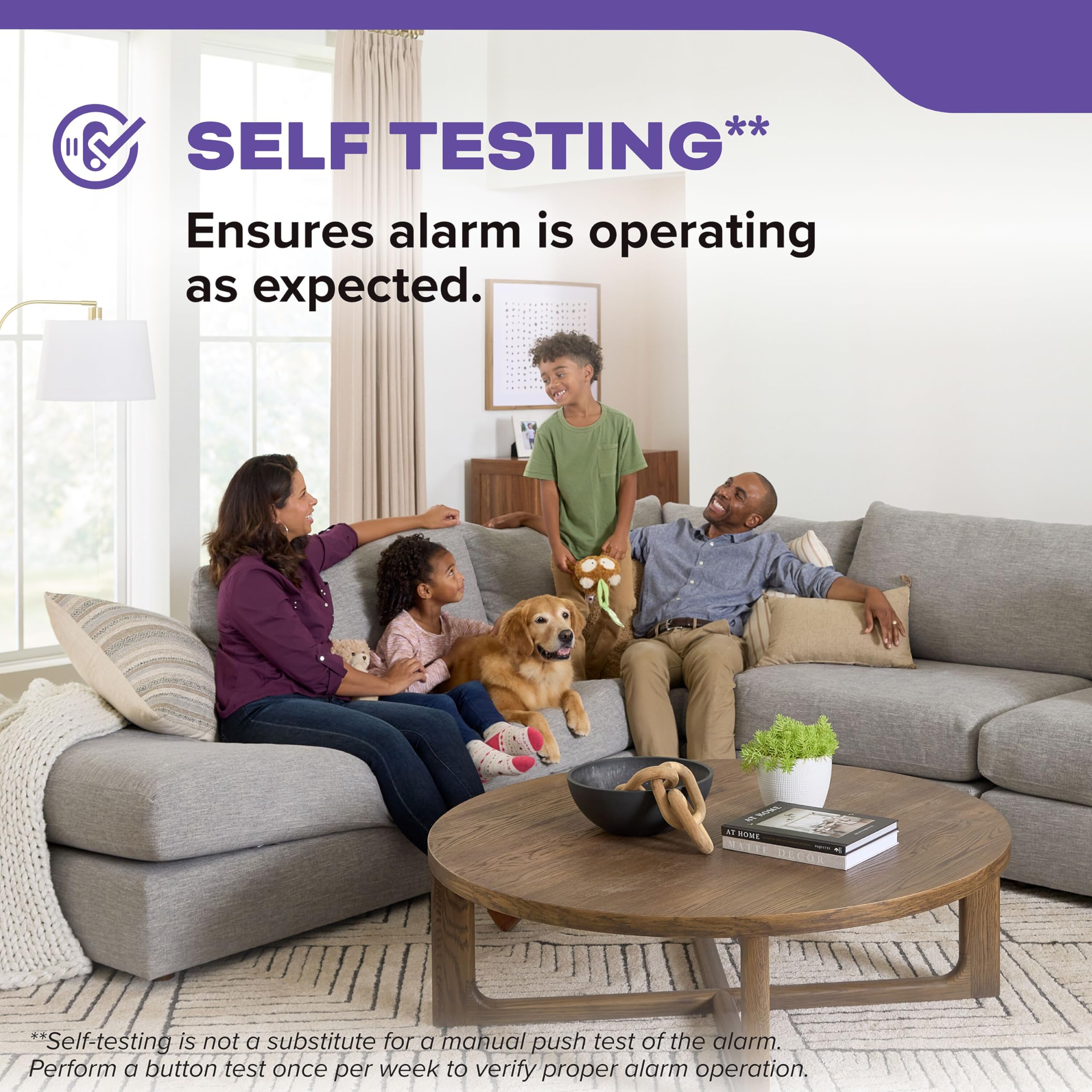 Kidde Smoke and Carbon Monoxide Detector, AA Battery Powered with LED Status Lights, 85 dB Alarm, 5 inches, 30CUDR, 3 Pack