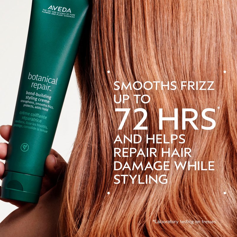 Aveda Botanical Repair Bond-Building Styling Creme | Helps Repair Damaged Hair | Smooths Frizz for Up to 72 Hours | Heat Protectant | 98% Naturally Derived* | Silicone Free, 5 Fl Oz