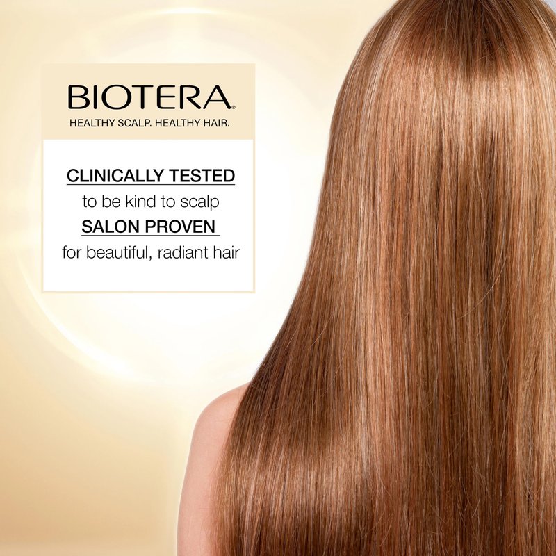 Biotera Strengthening Shampoo for Long, Growing Hair - Strengthens & Reduces Breakage with Coconut & Pomegranate Oil, Enhances Shine & Softness, Color-Safe, Vegan, 32 Fl Oz