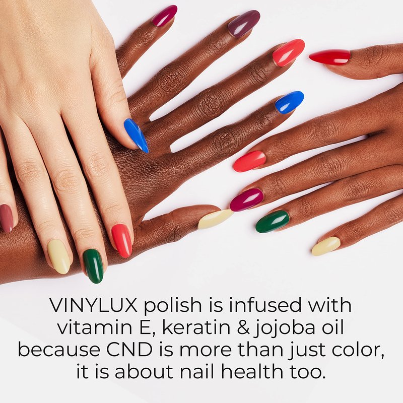 CND Vinylux Longwear Black Nail Polish, Gel-like Shine & Chip Resistant Color, Black Pool, 0.5 fl. oz