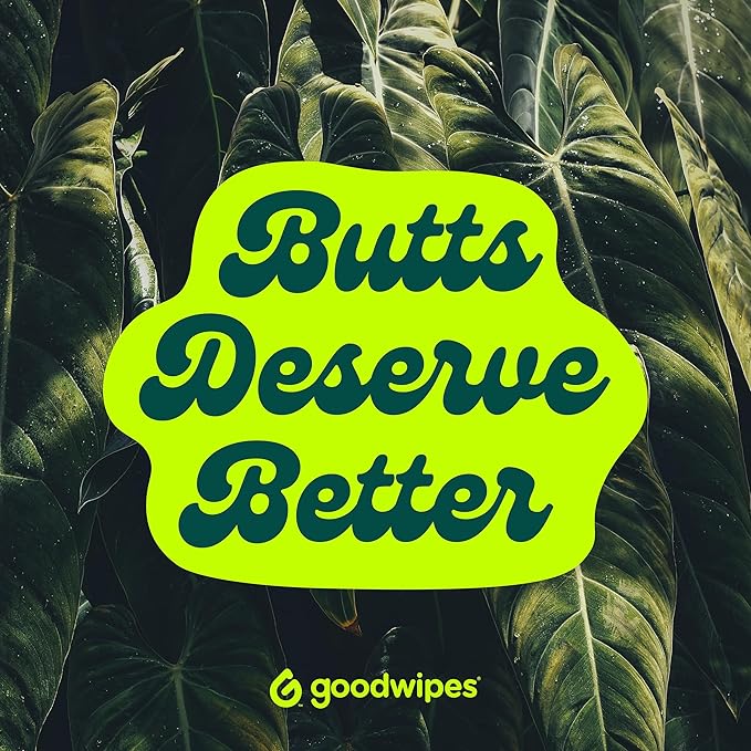 goodwipes Flushable Butt Wipes - Vitamin E & Aloe - Sewer & Septic Safe - Extra Large Adult Wet Wipes For Women & Men - Bathroom Essentials - Botanical Bliss, 318 Count (6 Packs + 1 Travel)