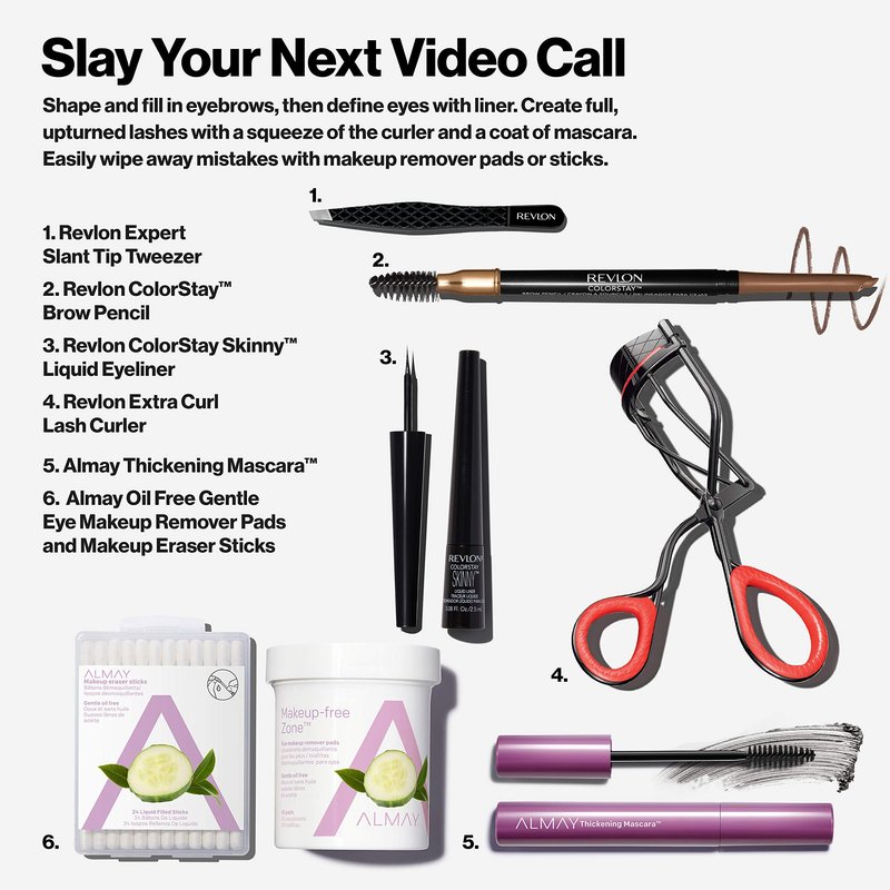 Revlon Skinny Liquid Eyeliner, ColorStay Eye Makeup, Waterproof, Smudge-proof, Longwearing with Ultra-Fine Tip, Mahogany Flame, 0.08 oz