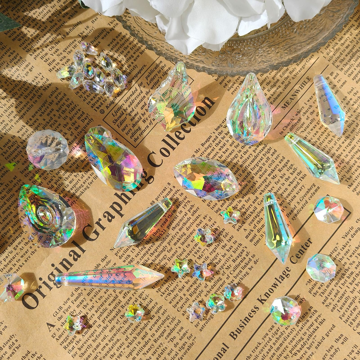 DIY Suncatcher Kit 460pcs Sun Catchers Supplies Arts and Crafts for Adults