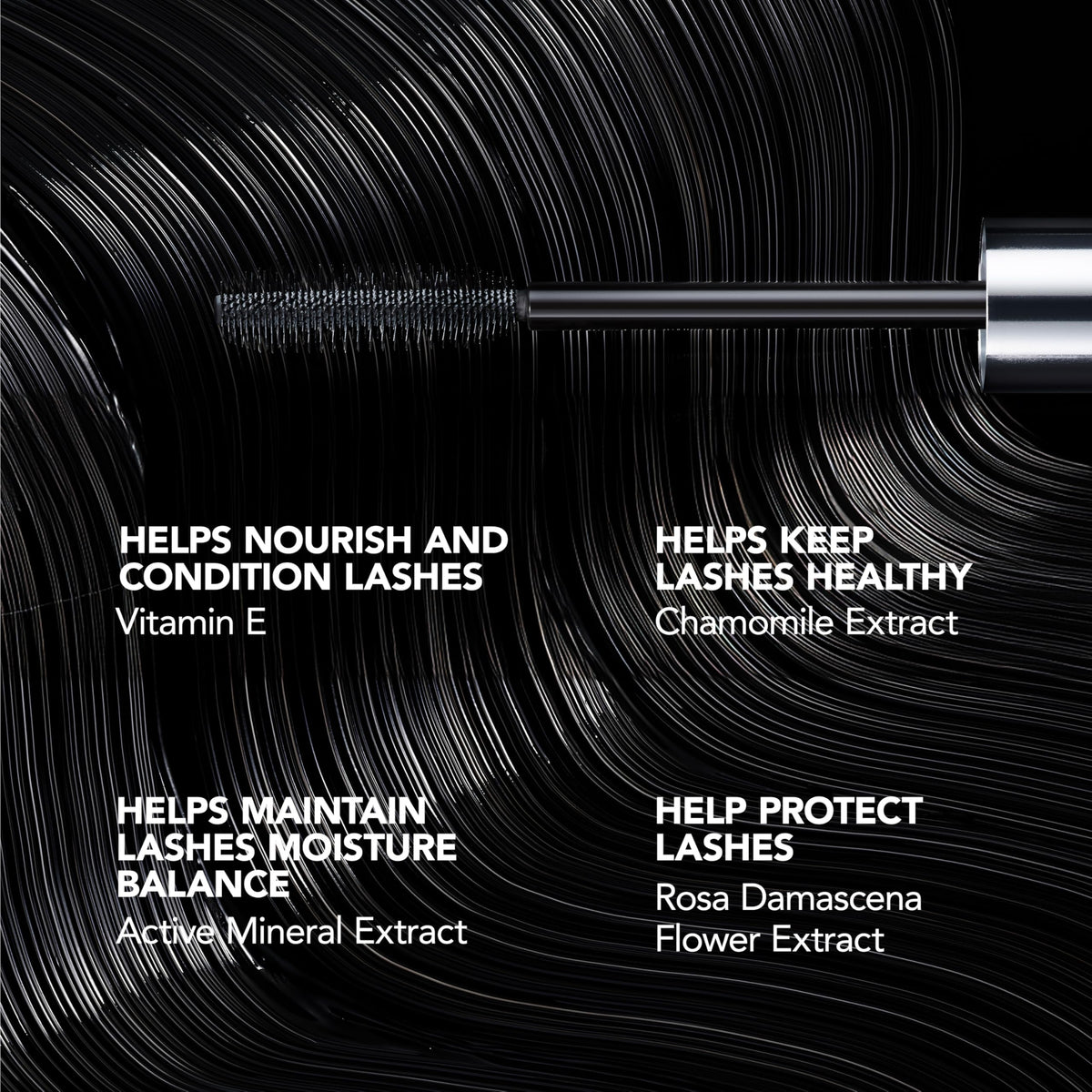 BUXOM Lash Volumizing Mascara - Defining Mascara for Volume and Length with Vitamin E - Washable, Thickening & Clump-Free Eye Makeup - Blackest Black (0.37 oz)
