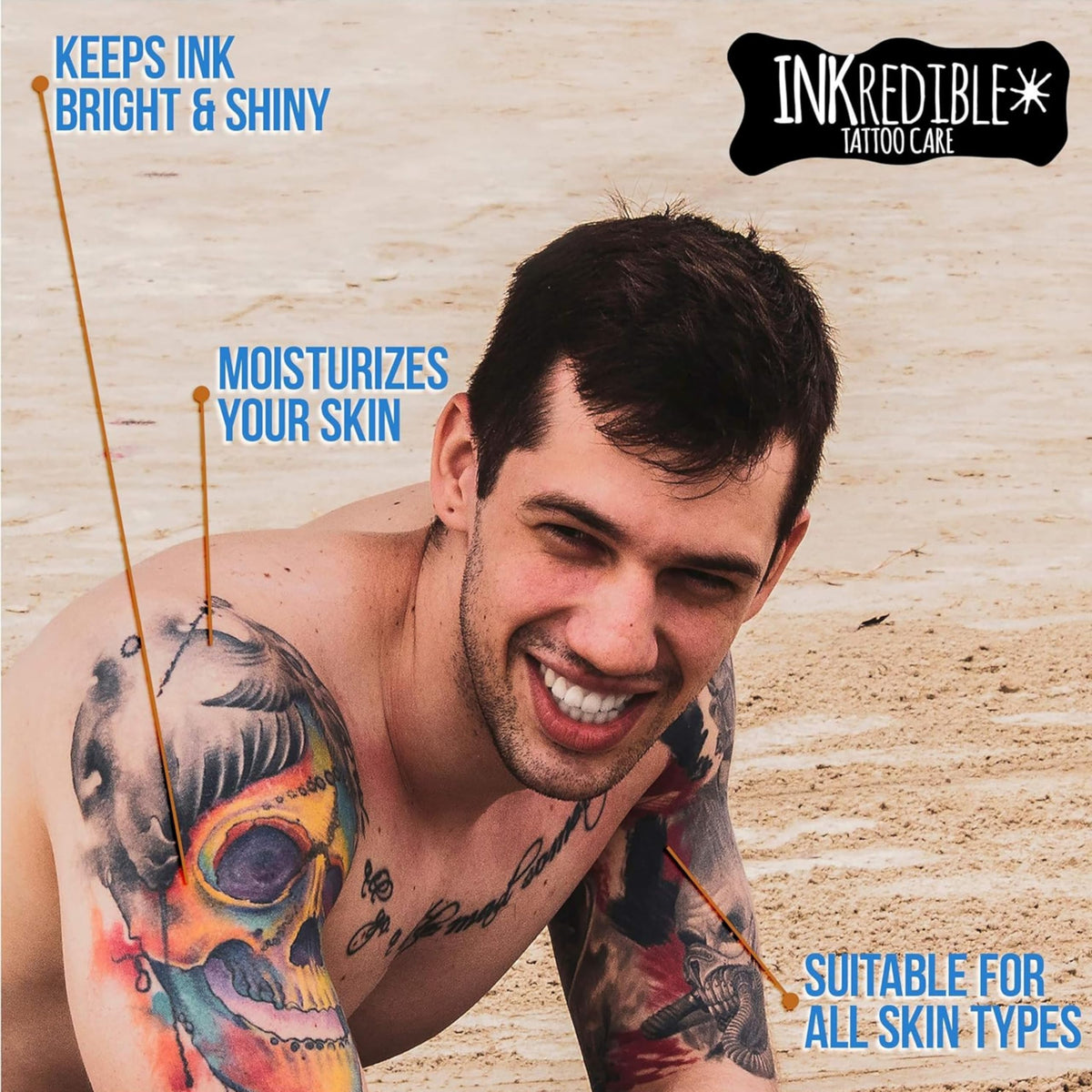 INKredible Glow Salve + Aftercare Tattoo Healing Lotions (2-Pack)