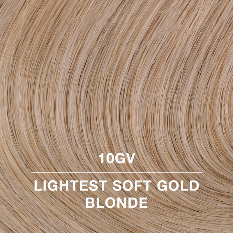 COLORCHARM Permanent Cream Hair Color, 10GV Lightest Soft Gold Blonde, 2 oz.