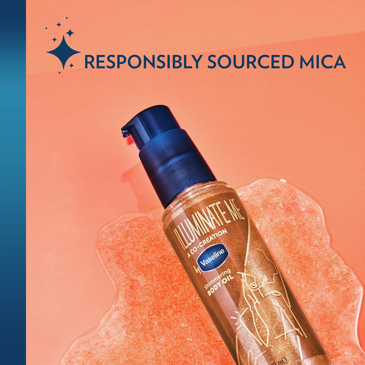 Vaseline Illuminate Me Shimmering Body Oil 3, Travel-Friendly 2-Pack – Glow Up Essentials for Melanin-Rich Skin, 3.3 Oz Ea