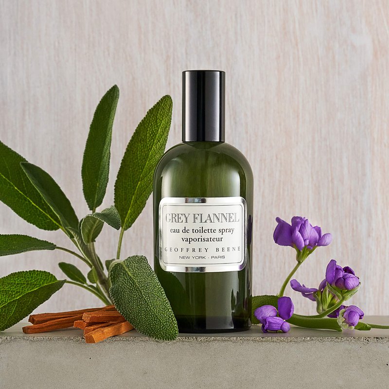 Geoffrey Beene Grey Flannel Men's Perfume, Eau De Toilette Daytime Luxurious Spray, 4.0 fl oz