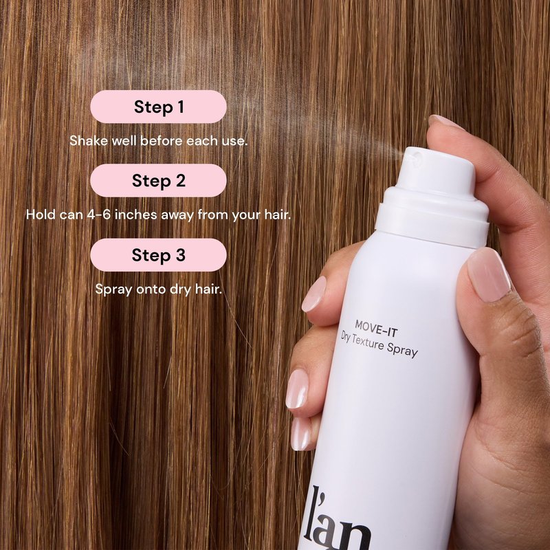 L'ANGE HAIR Move-It Super Dry Texture Spray | Absorbs Oil and Refreshes Hair | Texturizing Spray for Hair Volume | Adds Lightweight Lift and Body | Texturizing Product For Women