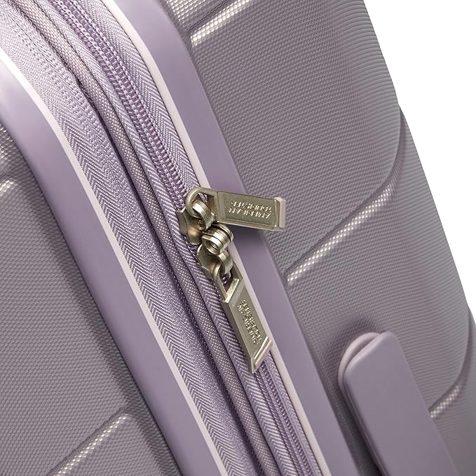 American Tourister Stratum 2.0 Expandable Hardside Luggage with Spinner Wheels, Purple Haze, Carry-on