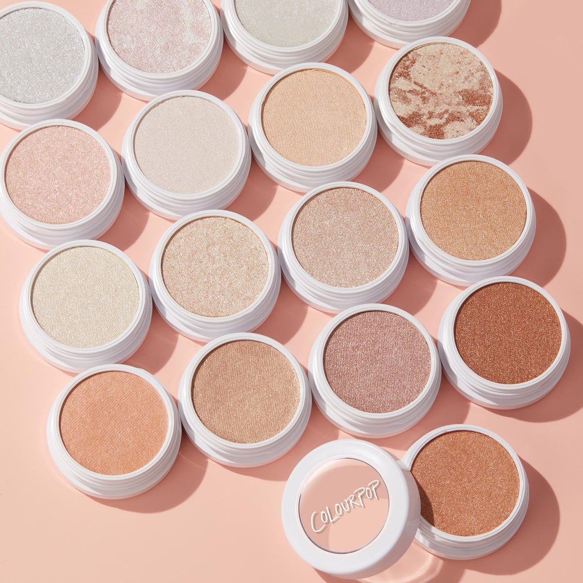 ColourPop Super Shock Highlighter Makeup - High-Pigment, Crème-Powder Face Makeup - Buildable & Blendable Formula with a Unique Bouncy Texture - Flexitarian (0.15 oz)