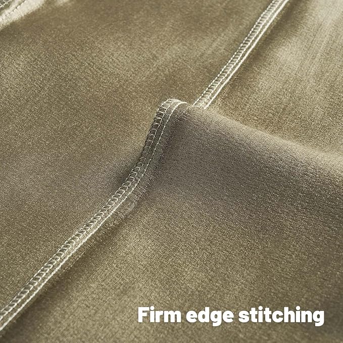 FUTEI Olive Green Chenille Decorative Throw Pillow Covers 20x20 Inch Set of 2,Soft Embossed Striped Textured Cushion Case,Modern Home Decor for Couch Bed Living Room