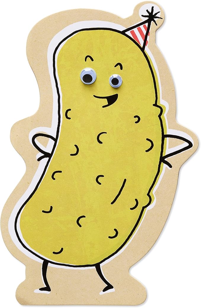 American Greetings Funny Birthday Card (Pickle)