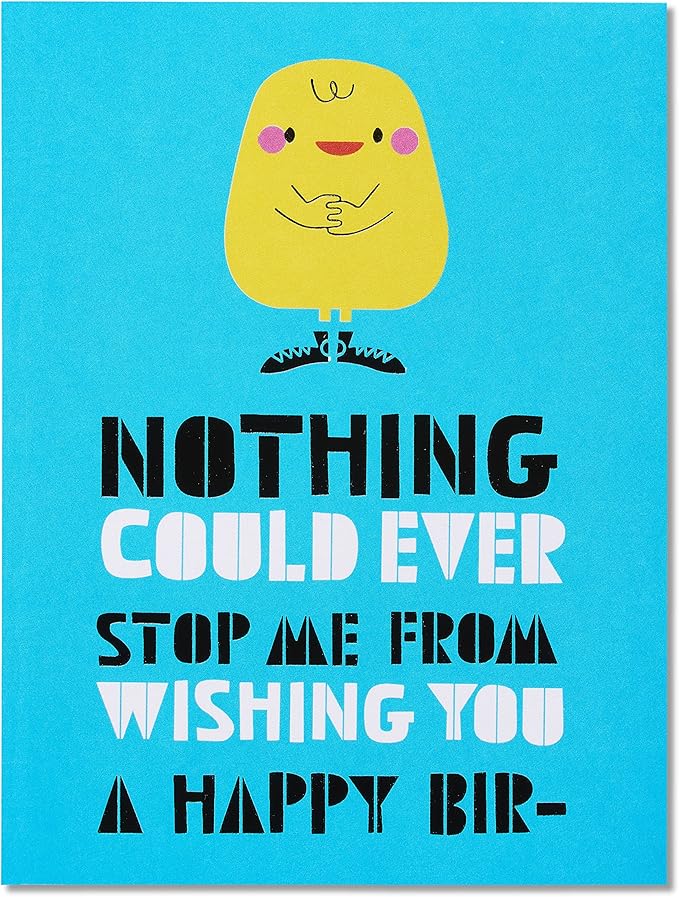 American Greetings Funny Birthday Card (Distracted Squirrel)