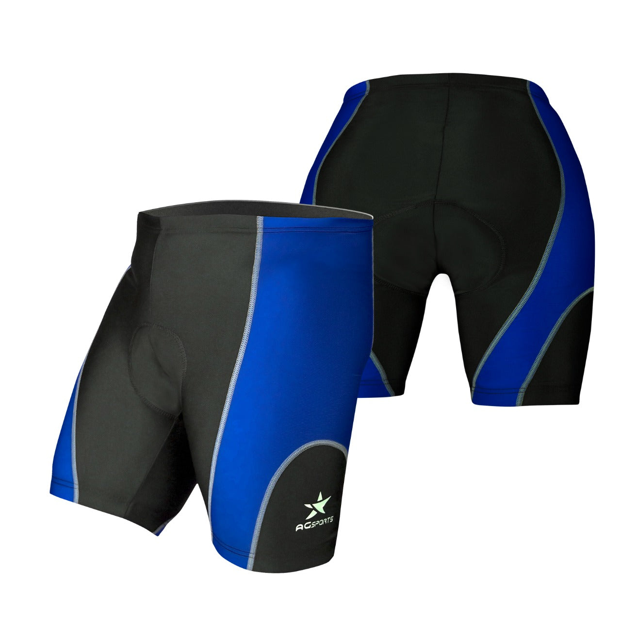 AG Sports Mens Cycling Shorts MTB Bicycle 3D Padded Compression Bike Pant
