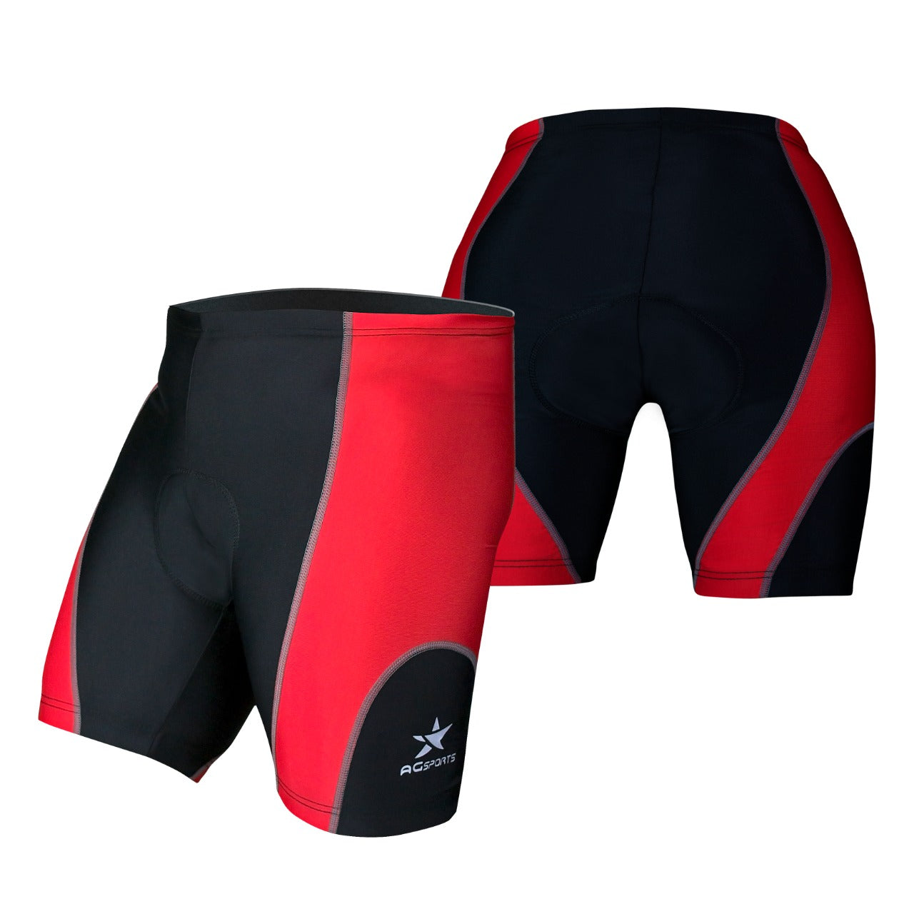 AG Sports Mens Cycling Shorts MTB Bicycle 3D Padded Compression Bike Pant