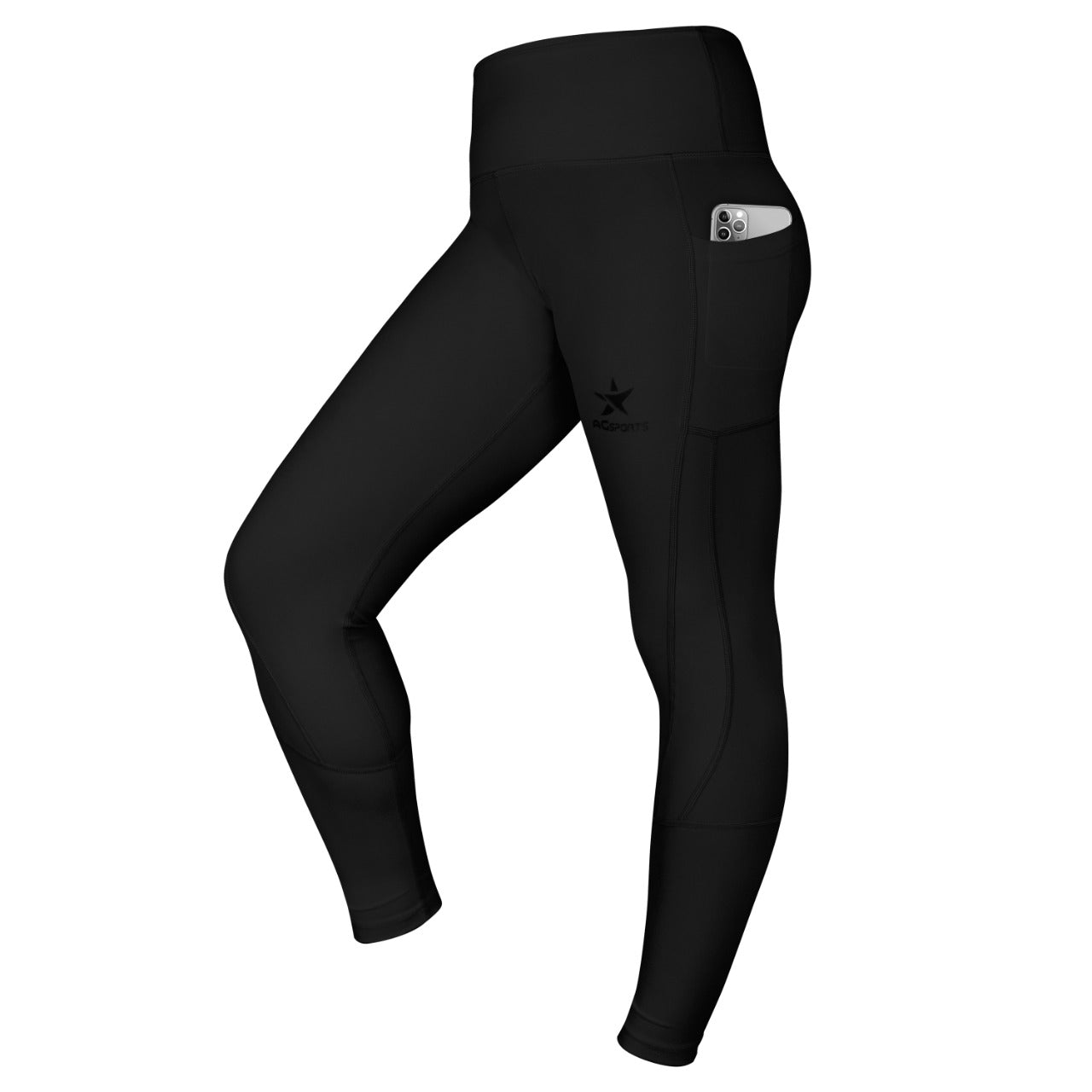 Ladies Gym Leggings Pocket High Waist Yoga Pants Women's Sports Fitness Running