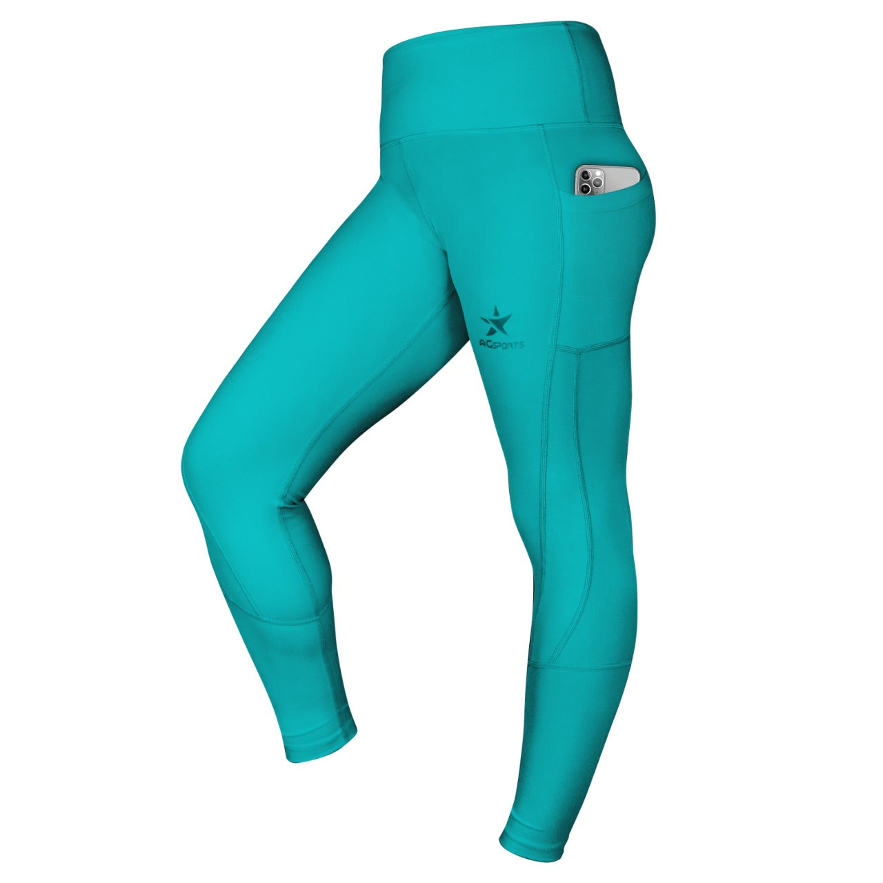 Ladies Gym Leggings Pocket High Waist Yoga Pants Women's Sports Fitness Running