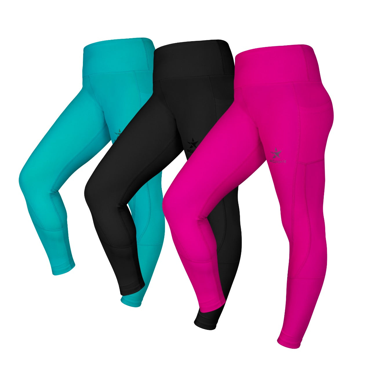 Ladies Gym Leggings Pocket High Waist Yoga Pants Women's Sports Fitness Running