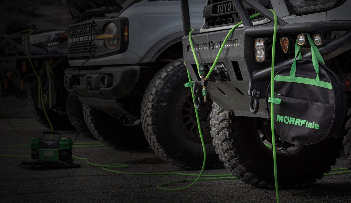 MORRFlate Braided Quad: 4-Tire Hose Kit, Up to 125" Wheelbase