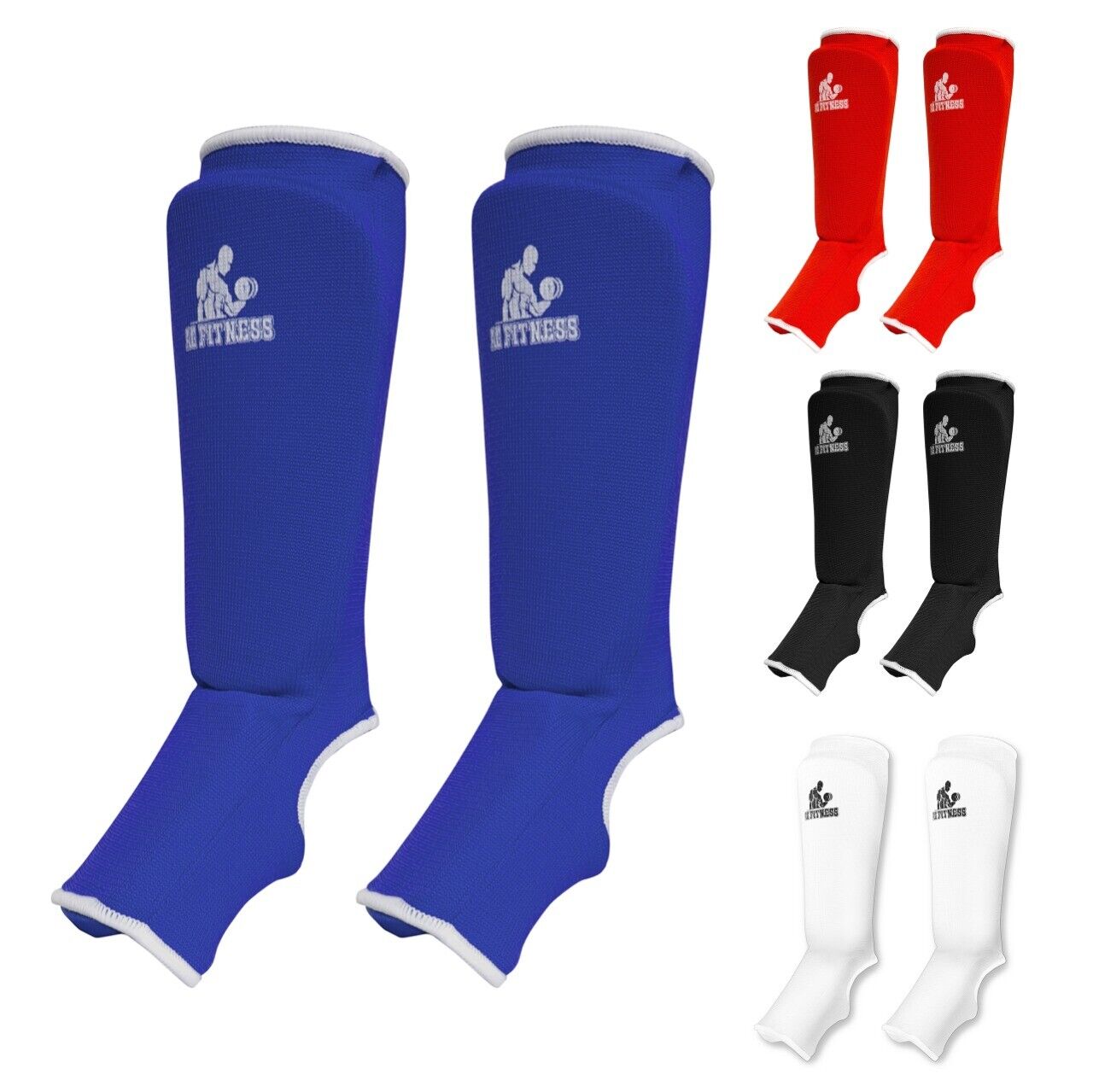 Shin Instep Pads MMA Leg Foot Guards Muay Thai Kick Boxing Guard Protector