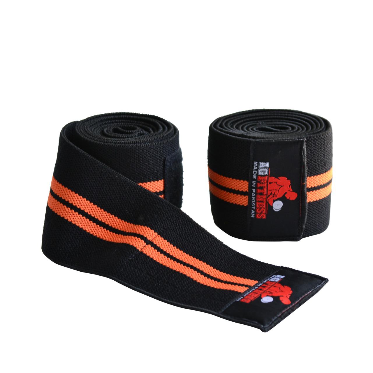 AG Fitness Knee wraps (Orange)