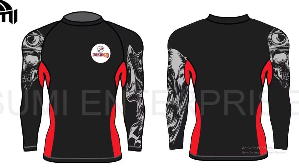Compression Shirt Men's, Short/Long Sleeve Functional Men's Sports Shirt for Running Jogging Sports Gym