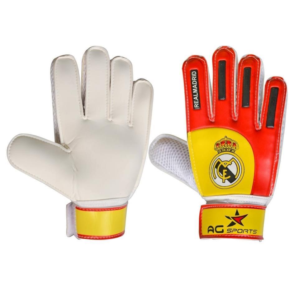 AG Sports Junior Football Goalkeeper Gloves for Boys, Kids, and Youth Soccer Goalie Gloves with Super Grip Palms and Durable Protection