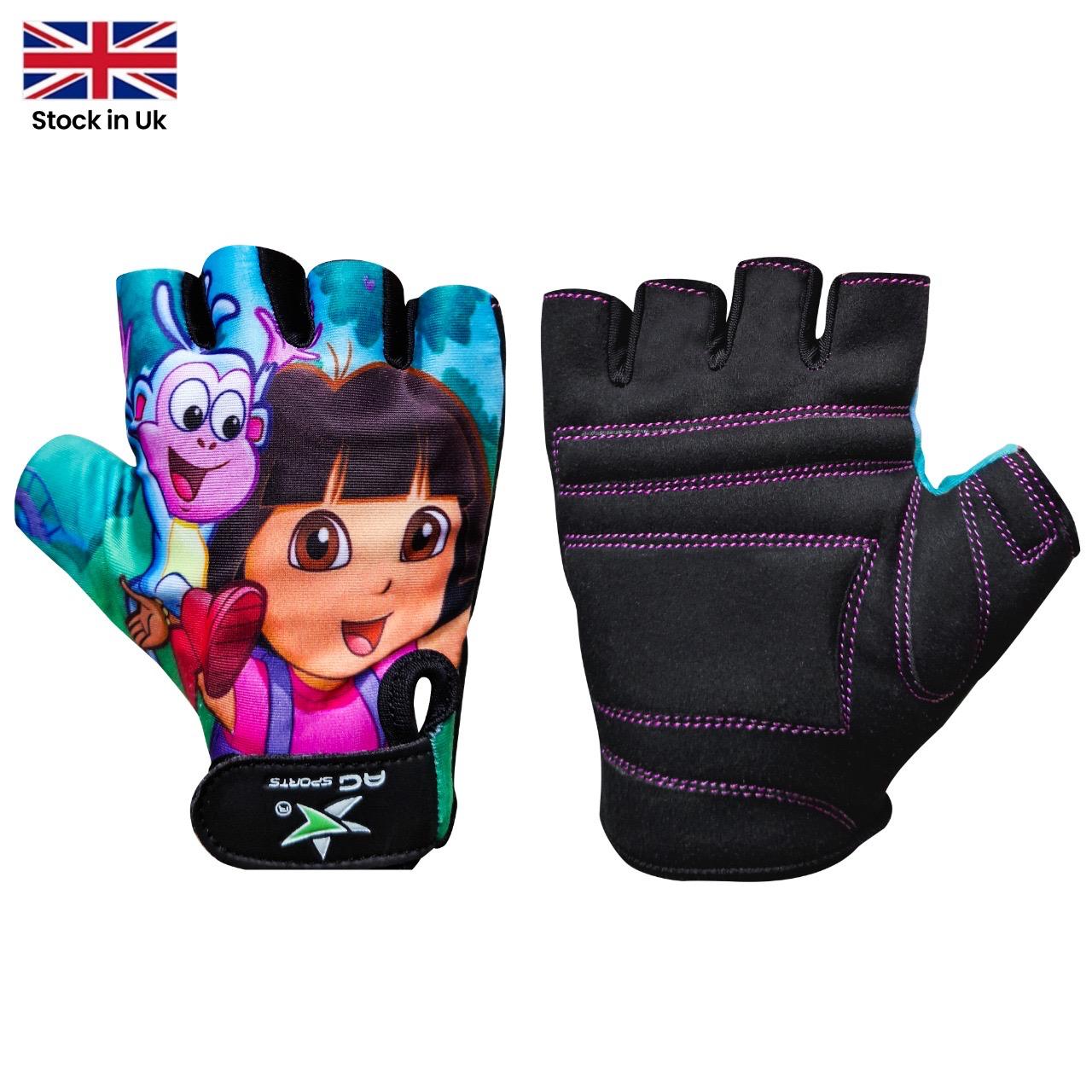 Junior Cycling Gloves Kids Girls Boys Padded Palm Sports Bike cycle MBX Gloves