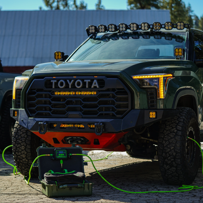 MORRFlate Braided Quad+: 4-Tire Hose Kit, Up to 155" Wheelbase