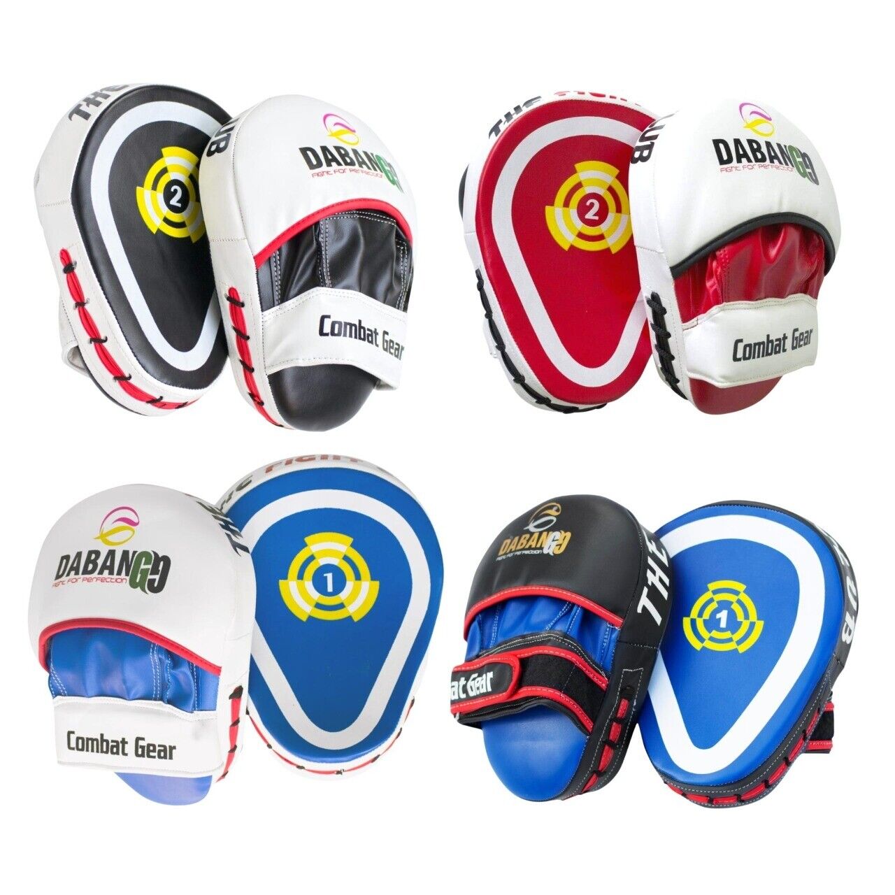 Dabangg Boxing Pads Hook & Jab MMA Training Focus Pad Muay Thai Punching Mitts