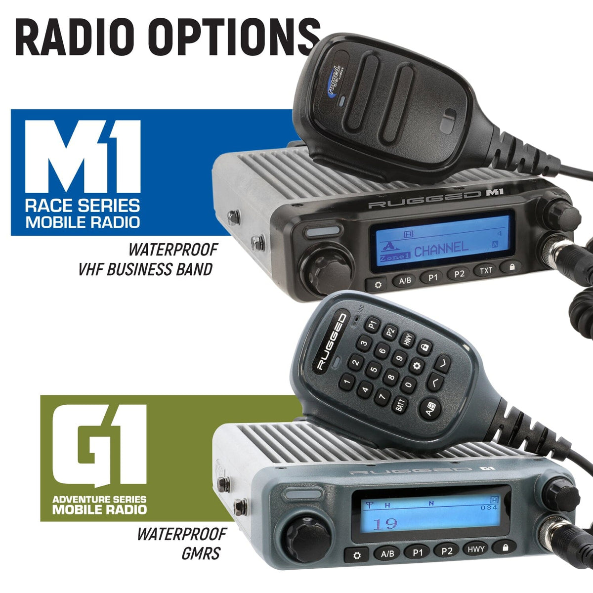 Remote Head Complete Master Communication Kit with Intercom and 2-Way Radio